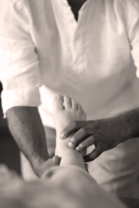 Zero Balancing Foot fulcrum © Zero Balancing Touch Foundation, zbtouch.org